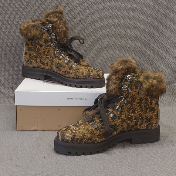 Jessica Simpson Norina glitter gabor boot bronze-8 - Picture 2 of 10